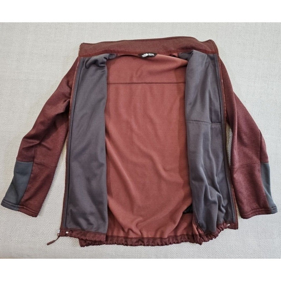 The North Face Men's Full Zip Fleece Performance Jacket Size XL/TG Brown - Picture 11 of 14